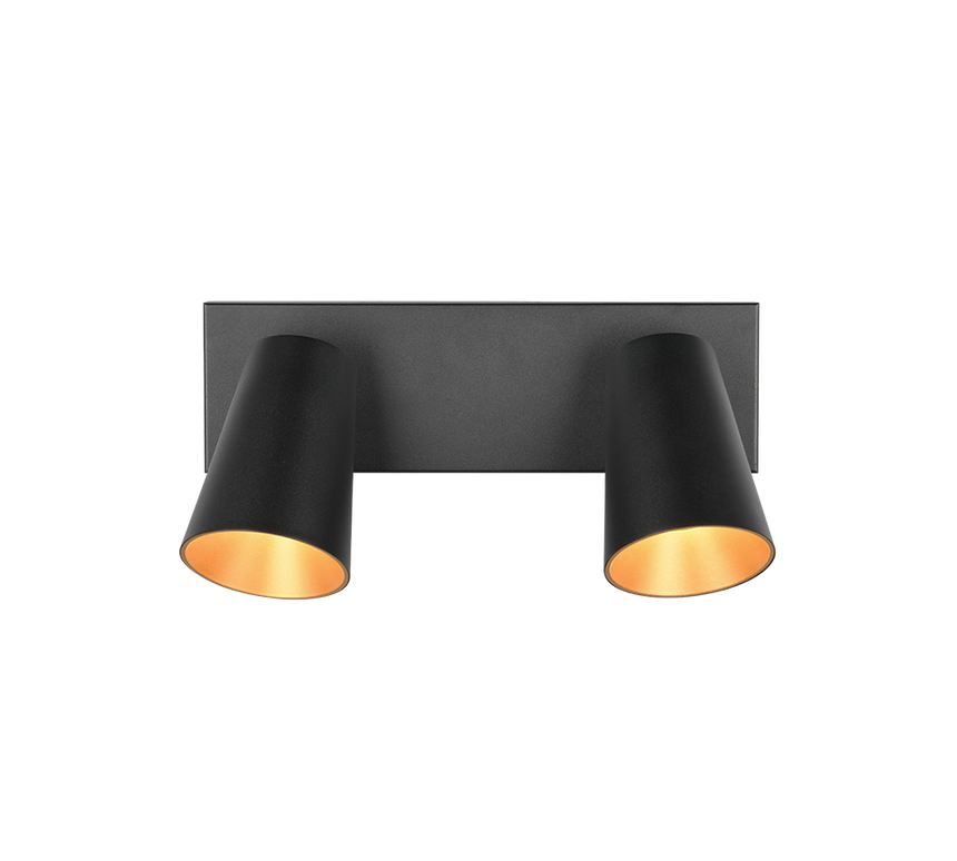 Foco Trio Sharp LED negro mate 3000K Ø8cm 817100232