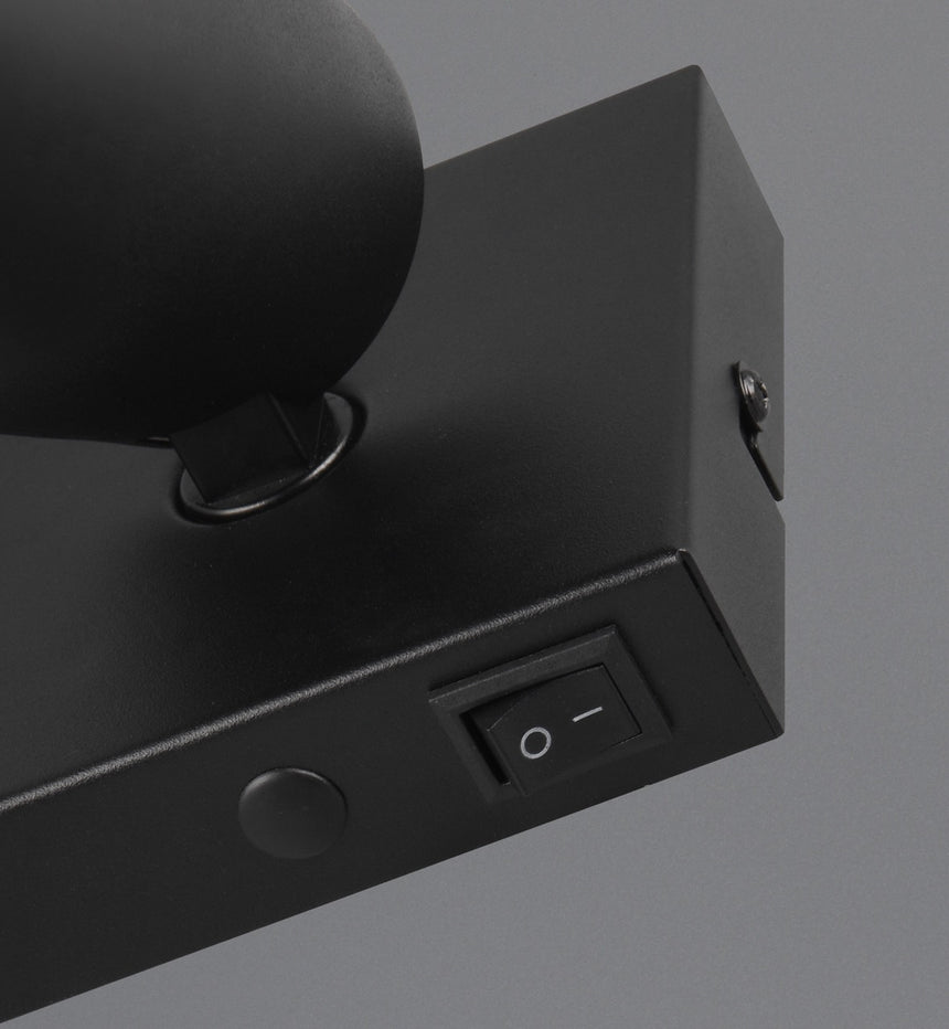 Trio SHARP Spotlight strip 1x GU10 black gold 817170132