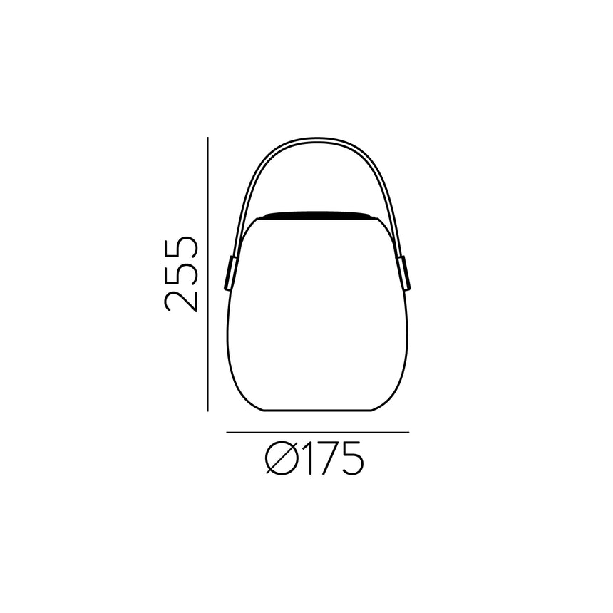 ACB Take Me Lámpara de mesa baño portátil LED táctil regulable altavoz bluetooth batería beige S817218BG