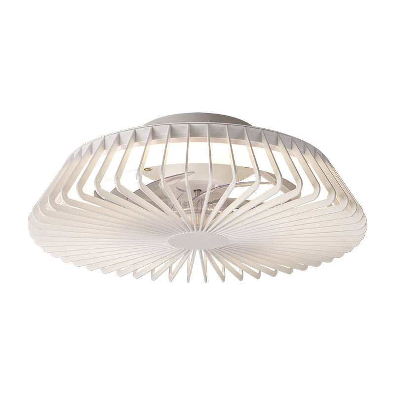 Mantra Himalaya Mini ventilador de techo con luz plafón LED 70W blanco 8196