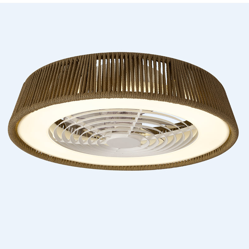 Mantra Polinesia Ventilador de techo con luz plafón LED 70W textil 8227