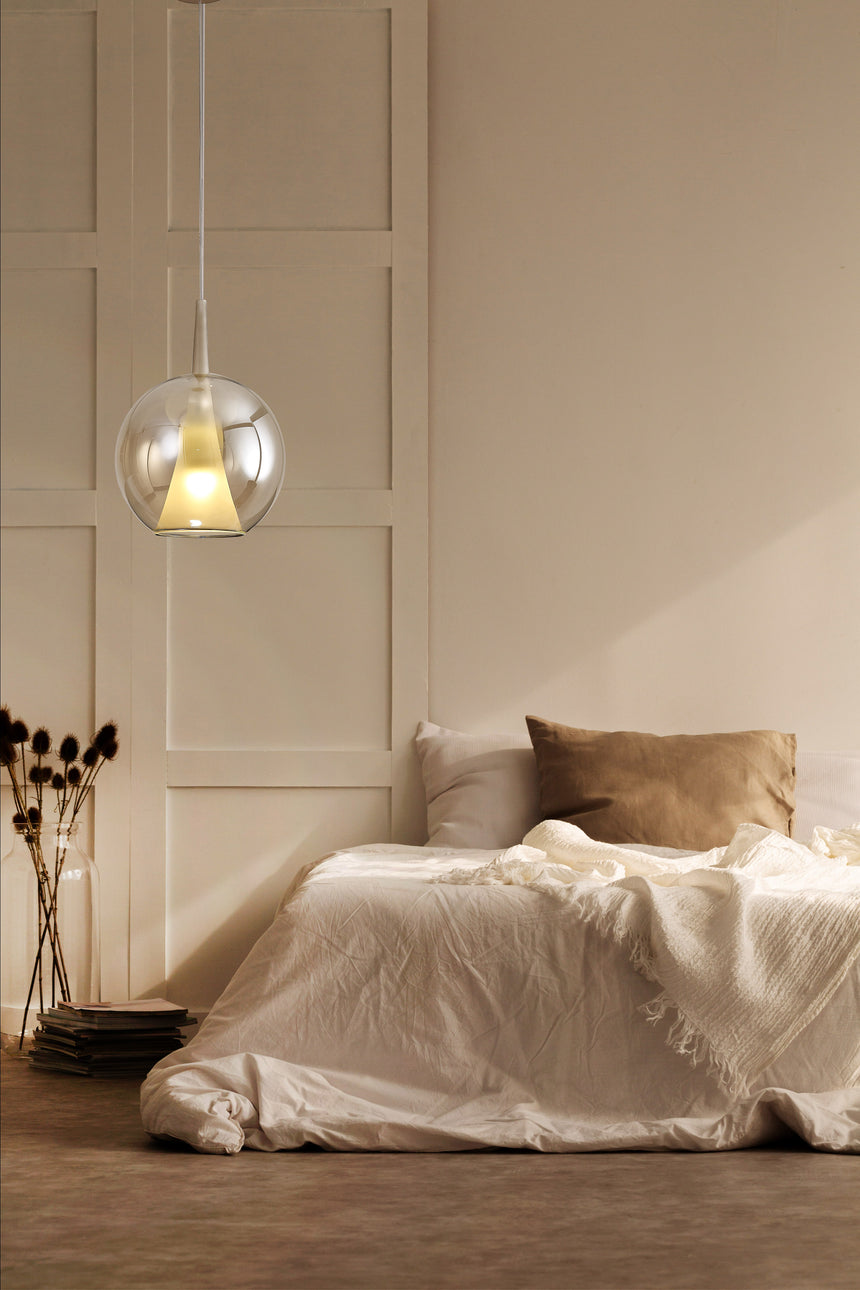 Mantra Elsa Lámpara de techo colgante 1 Luz oro 8255