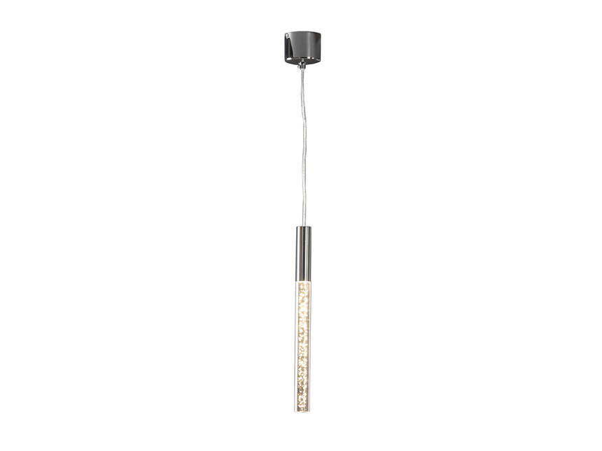 Lámpara de techo colgante Schuller Cosmo 1 luz cromo 30