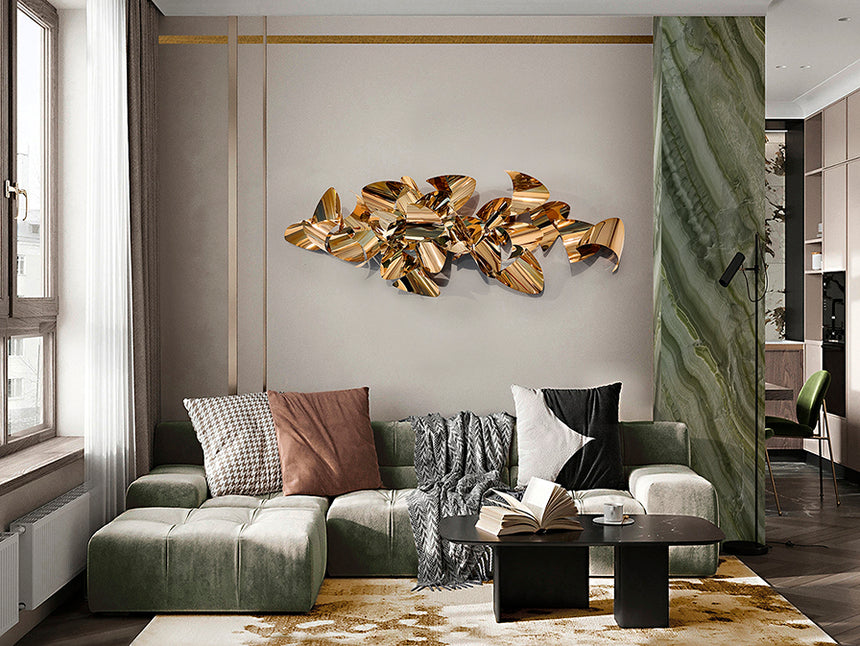 Schuller Camile Escultura pared oro rosa 829809