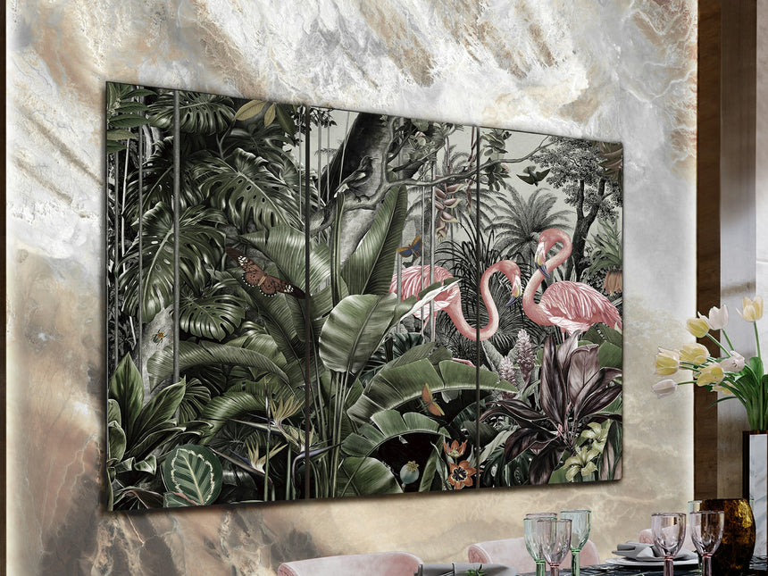 Cuadro fotografía impresa Schuller Triptico Flamencos 180x120cm 829900