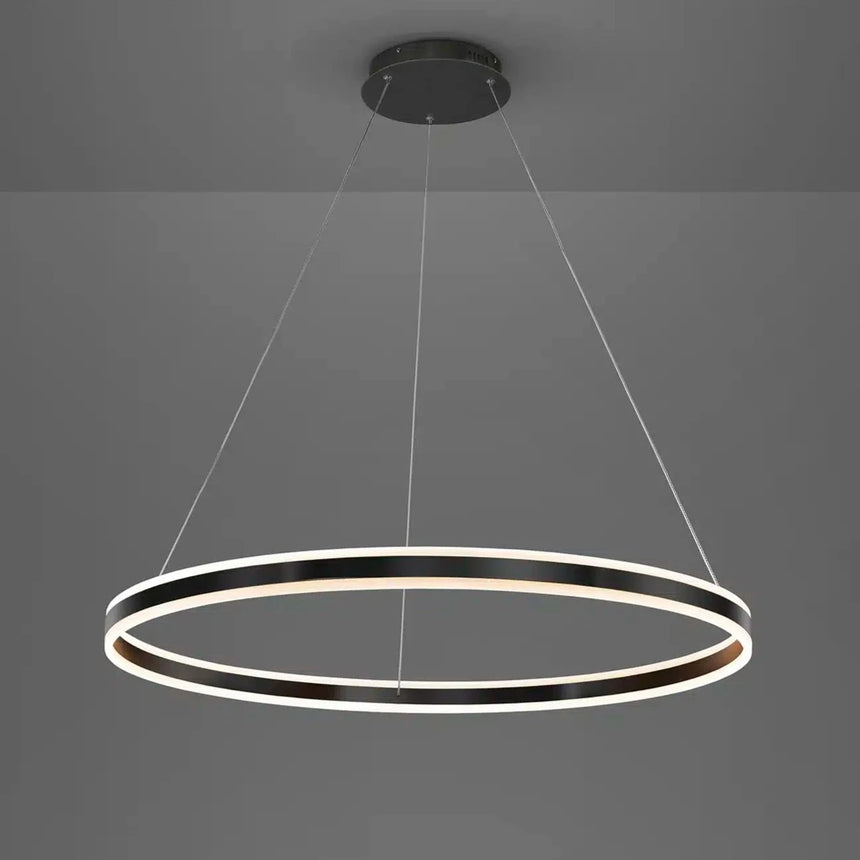 Schuller Helia LED Pendant Light Matt Black 100D 831642