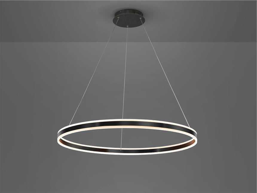 Lámpara de techo colgante Schuller Helia grande negro 3 - ambiente