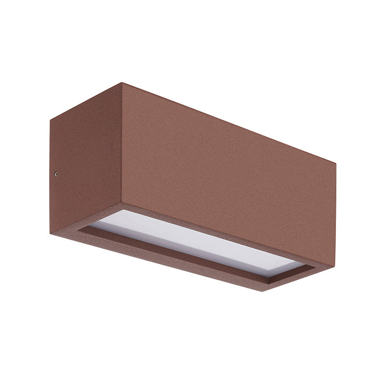 Mantra Utah Aplique exterior corten IP65 E27 8354