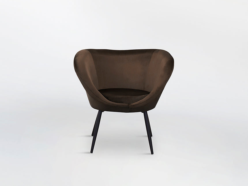 Sillón butaca Schuller Ozome negro y marrón 85x80cm 836218 - imagen 4