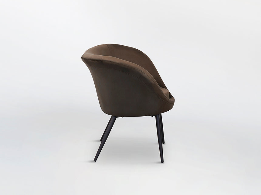 Sillón butaca Schuller Ozome negro y marrón 85x80cm 836218 - imagen 5