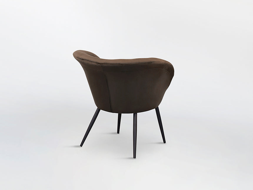 Sillón butaca Schuller Ozome negro y marrón 85x80cm 836218 - imagen 6
