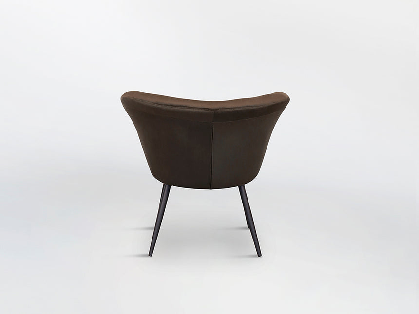 Sillón butaca Schuller Ozome negro y marrón 85x80cm 836218 - imagen 7