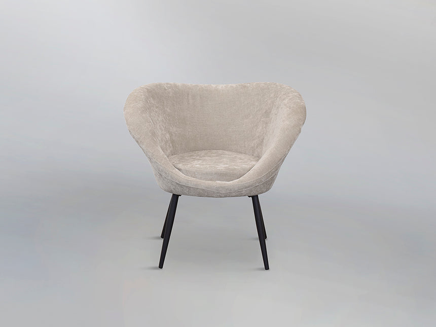 Sillón butaca Schuller Ozome negro y beige 85x80cm 836294 - imagen 8
