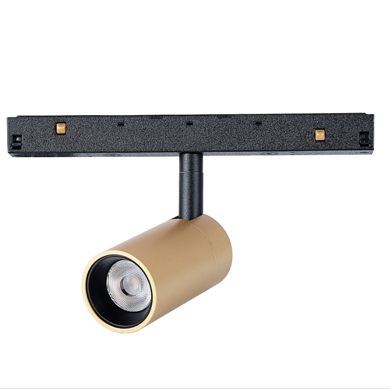 Foco magneto negro/oro 7W 3000K | GASCÓN Iluminación