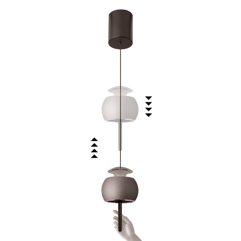 Mantra Roller Pendant Ceiling Light 1 Light Brown 8411