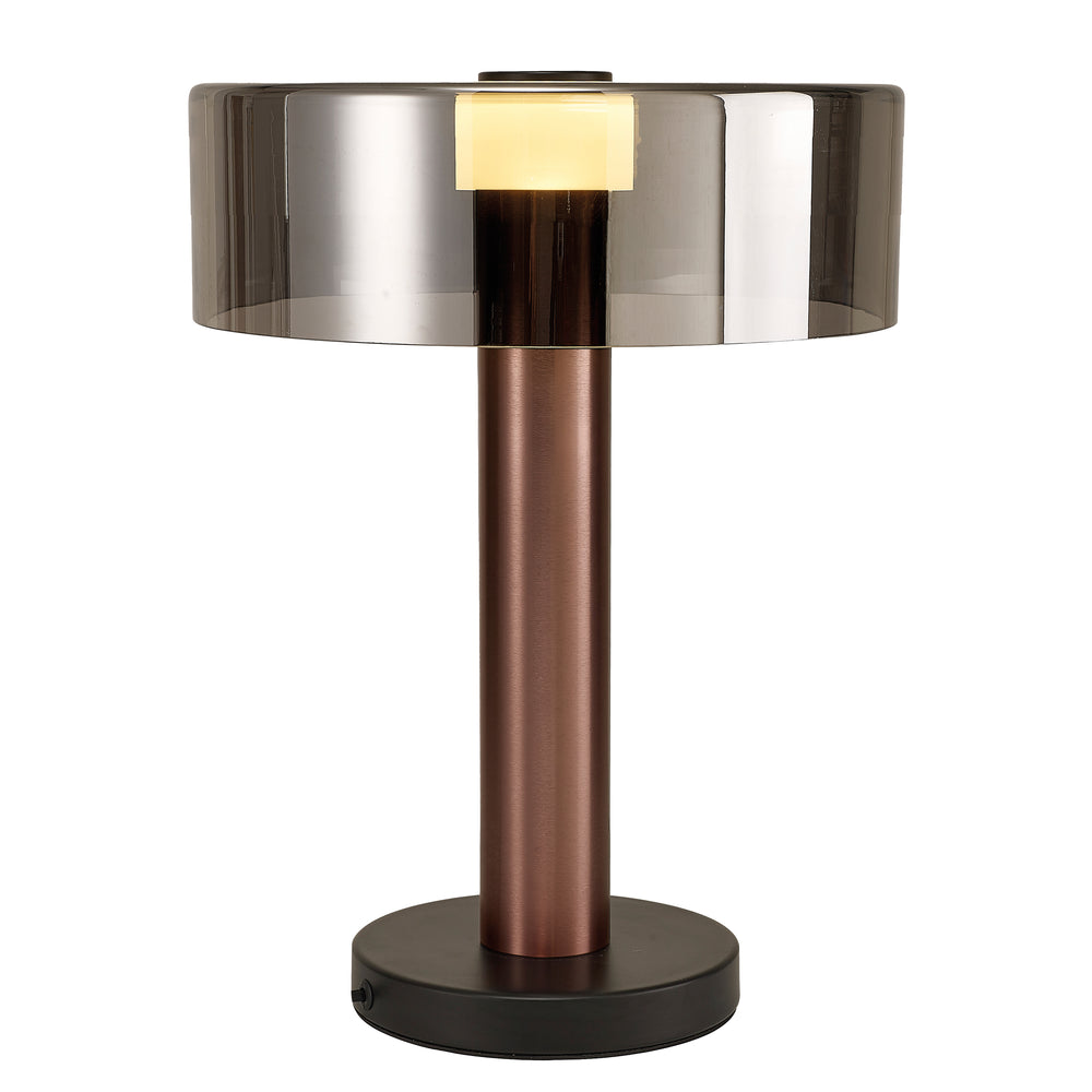 Mantra Gin Table Lamp rose gold/black 8426