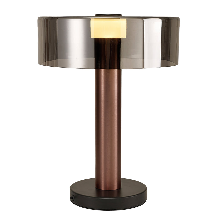 Mantra Gin Table Lamp rose gold/black 8426