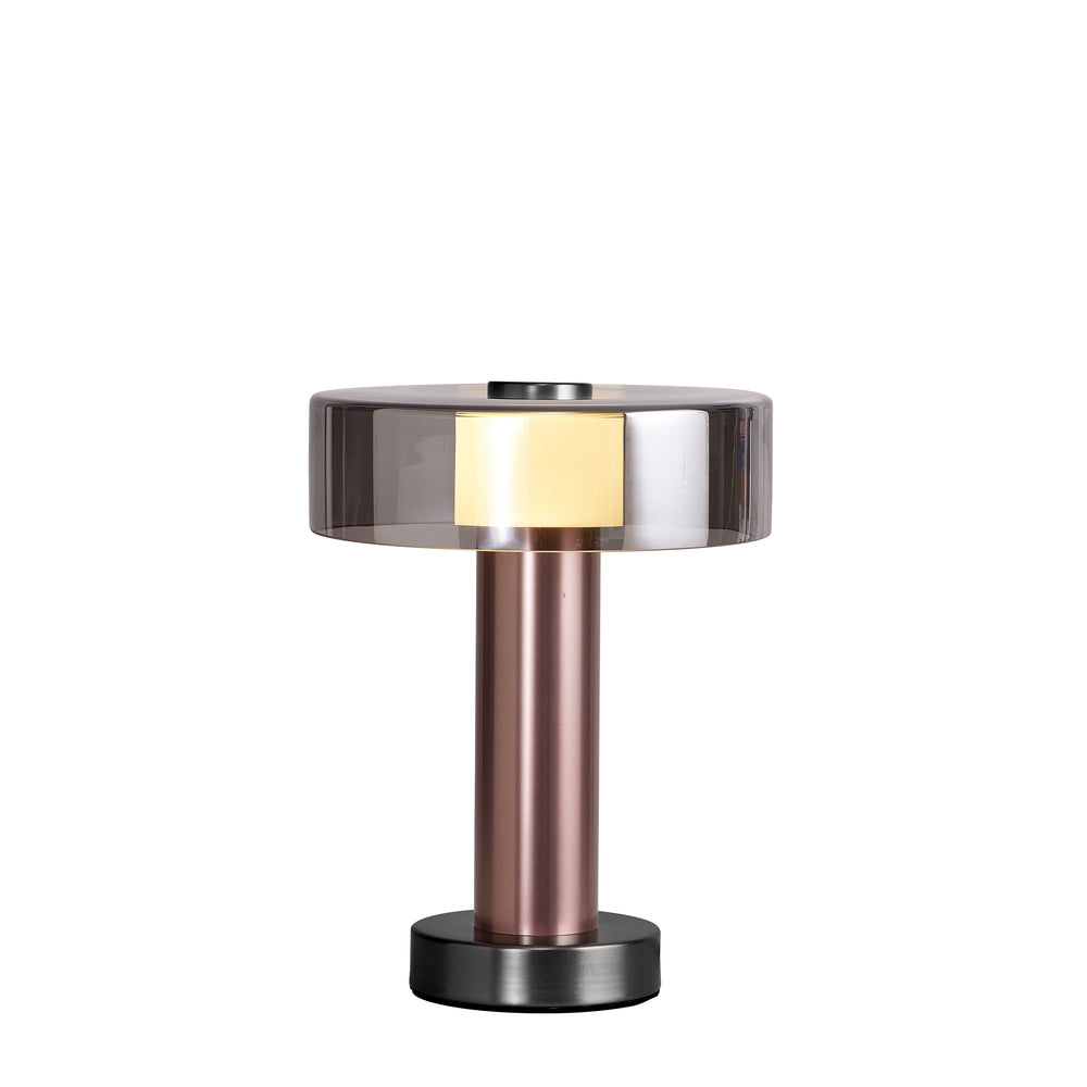 Mantra Gin Table Lamp rose gold/black 8428