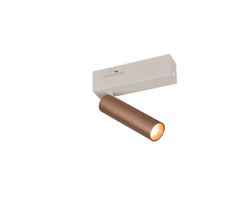 Foco Trio Ambala LED marrón café 17cm 849210165