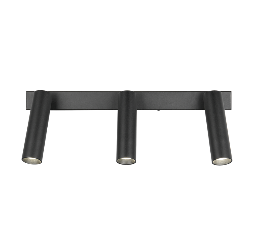 Foco Trio Ambala LED negro mate 44cm 849210332