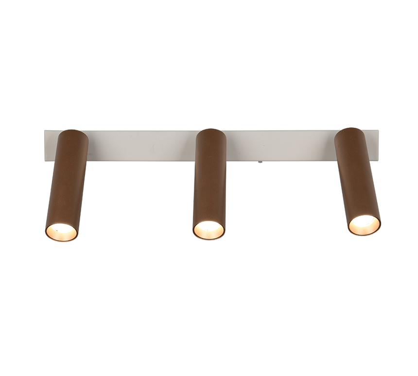 Foco Trio Ambala LED marrón café 44cm 849210365