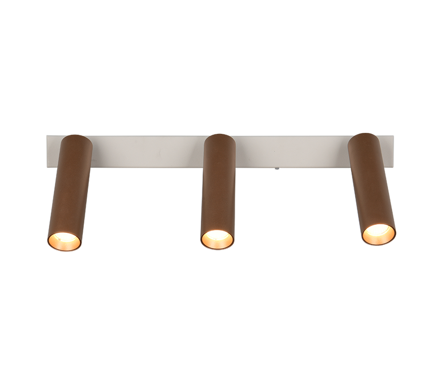 Foco Trio Ambala LED marrón café 44cm 849210365
