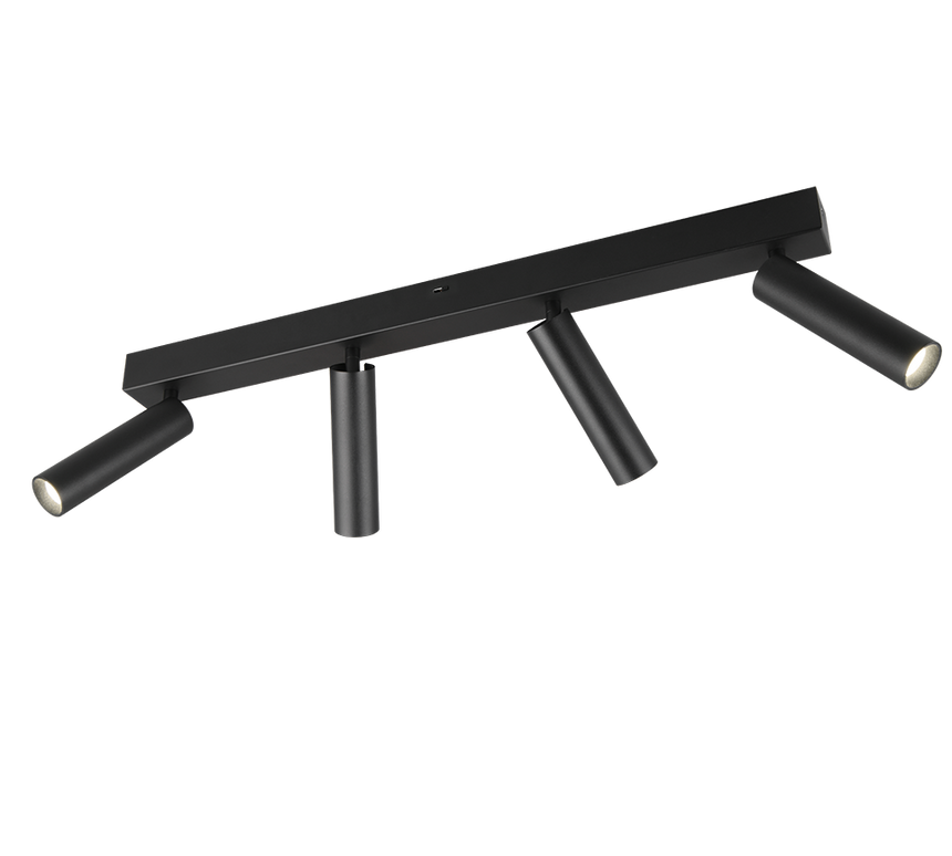 Foco Trio Ambala LED negro mate 65cm 849210432