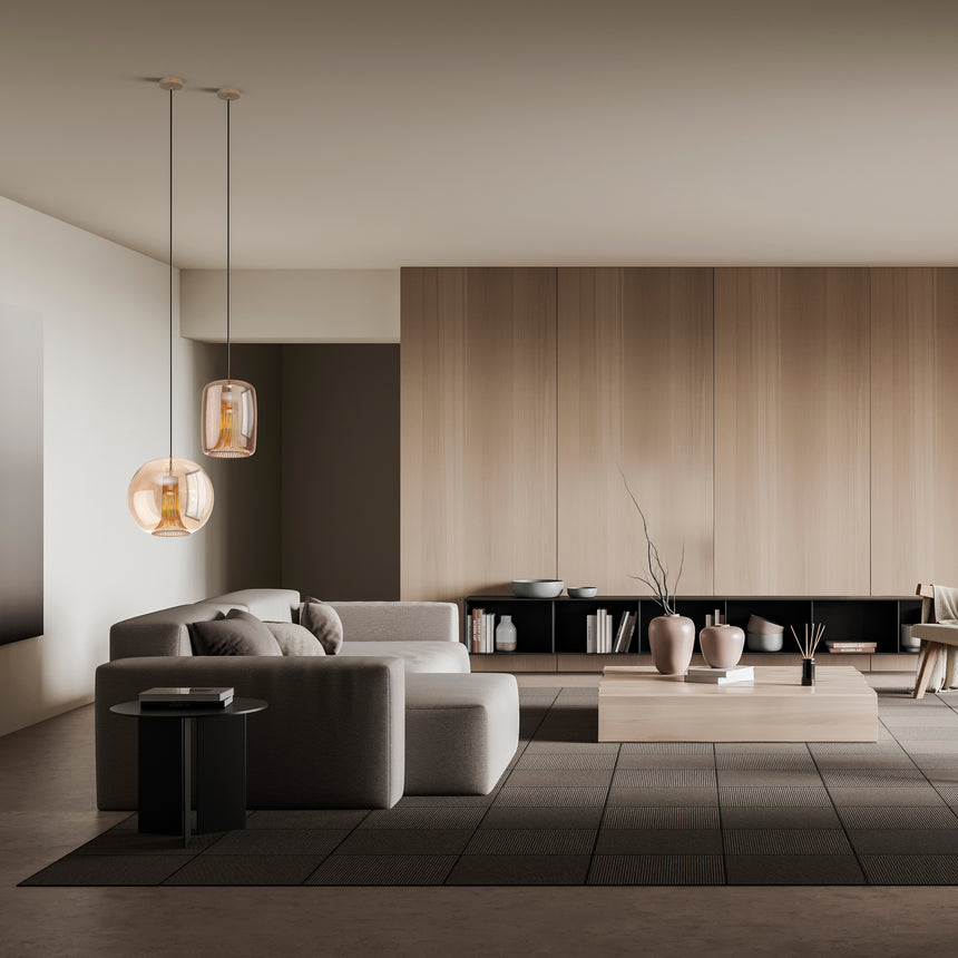 Mantra Kriss Lámpara de techo colgante GU10 Cilindro oro/bronce 8526