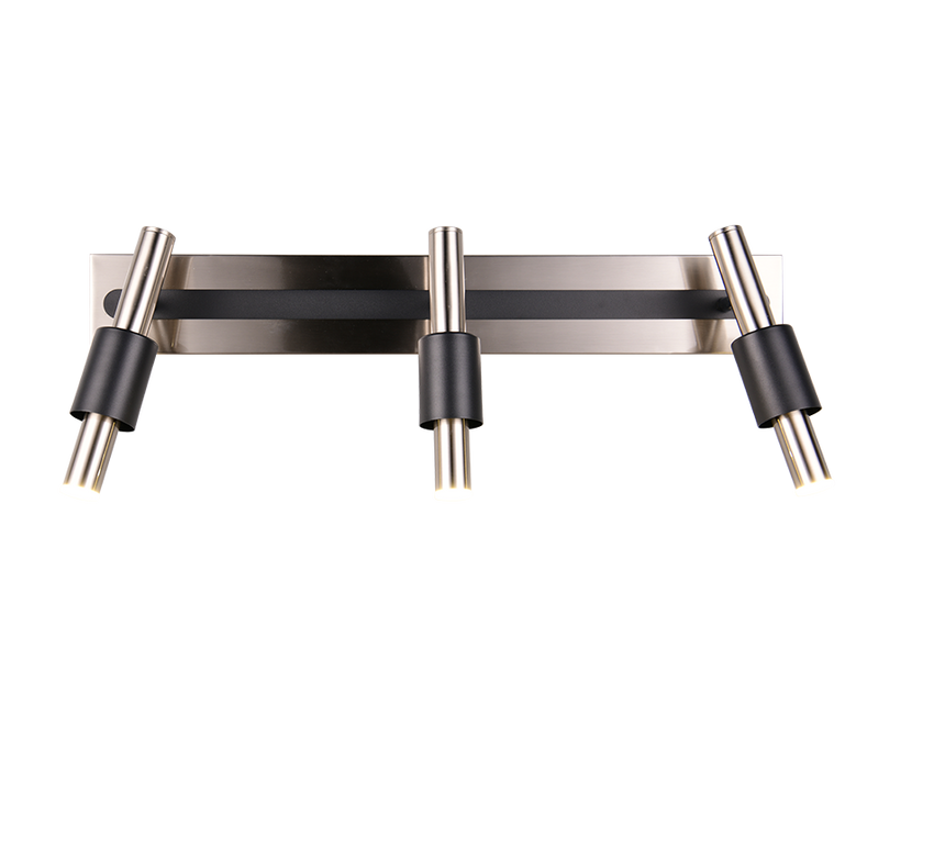 Foco Trio Ikaris LED níquel mate 63cm 855310307