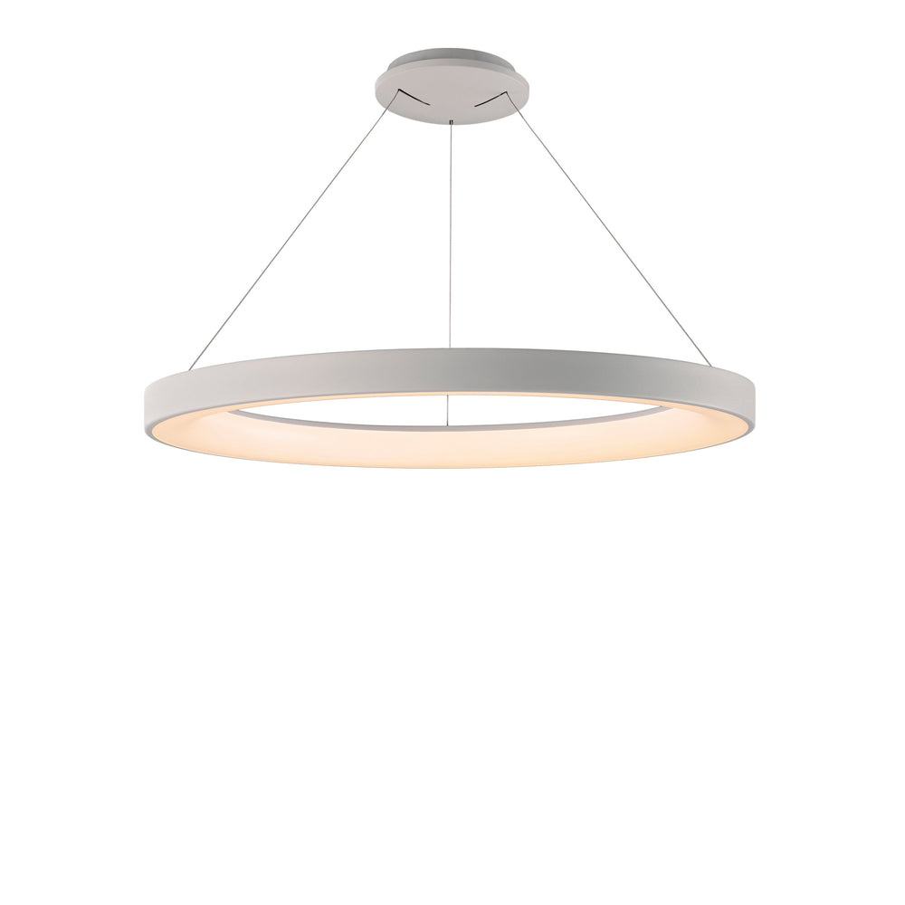Mantra Niseko II Dimmable LED Pendant Light 65cm White 8569