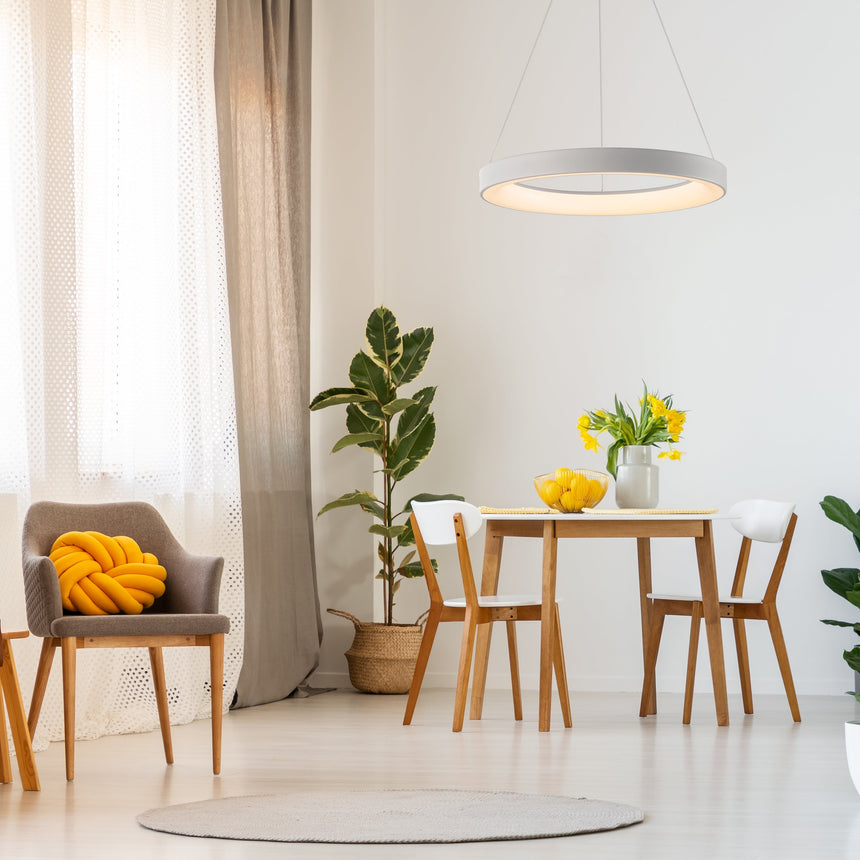 Mantra Niseko II Lámpara de techo colgante LED 50cm regulable 2700K-5000K blanco 8570