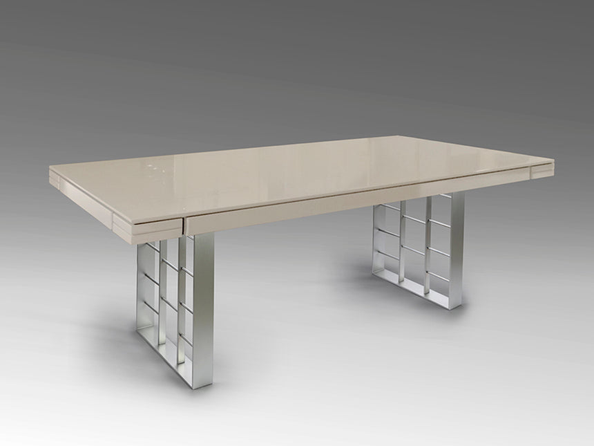 Mesa de comedor Schuller Vita gris y plata 240x77cm 857277 - vista alternativa