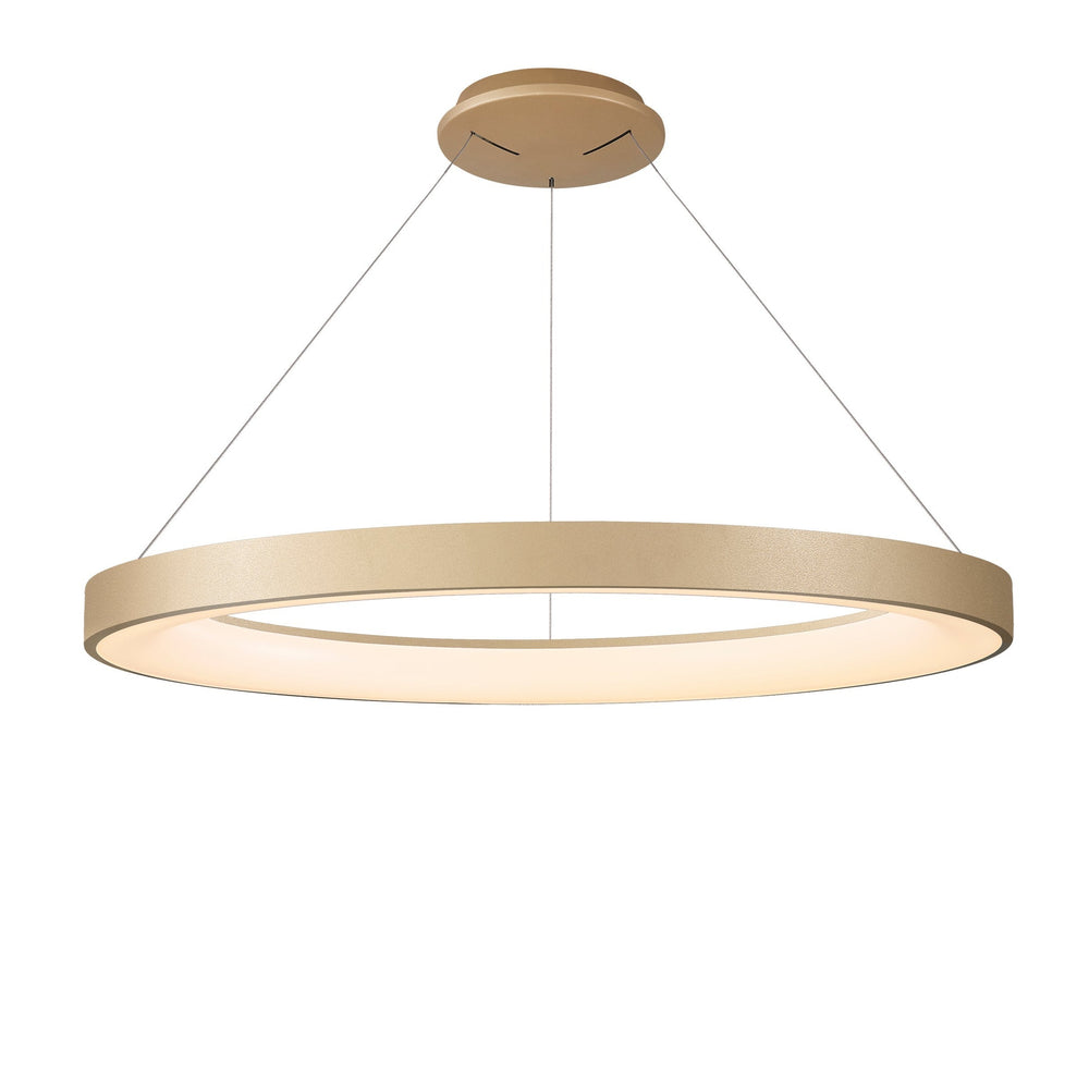 Mantra Niseko II Dimmable LED Pendant Light 65cm Gold 8573