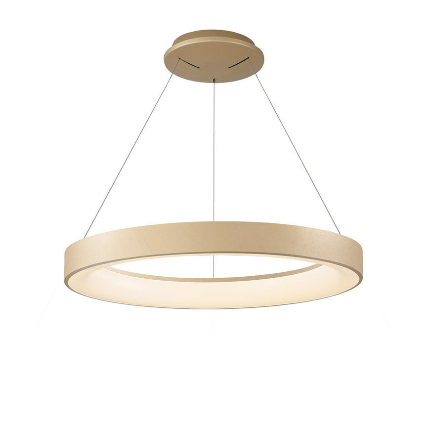 Mantra Niseko II Lámpara de techo colgante LED 50cm regulable 2700K-5000K oro 8574