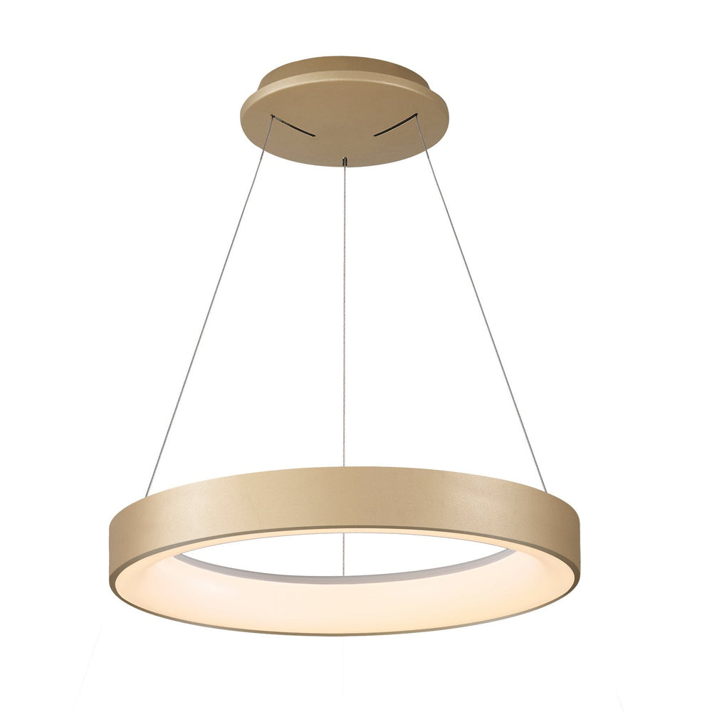 Mantra Niseko II Dimmable LED Pendant Light 38cm Gold 8627