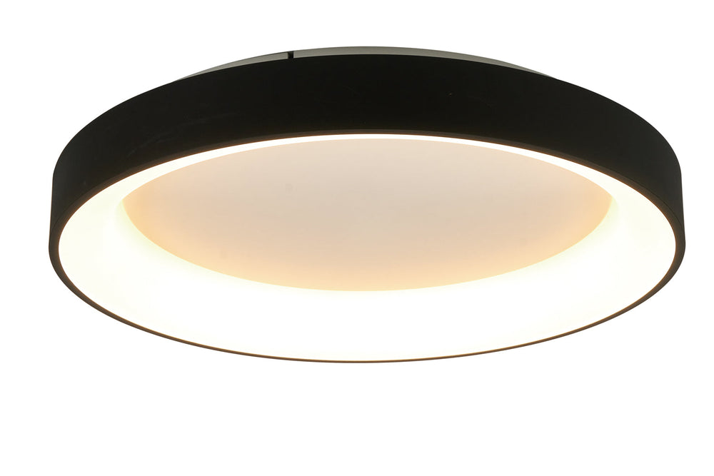 Mantra Niseko II Dimmable LED Ceiling Light 90cm Black 8639