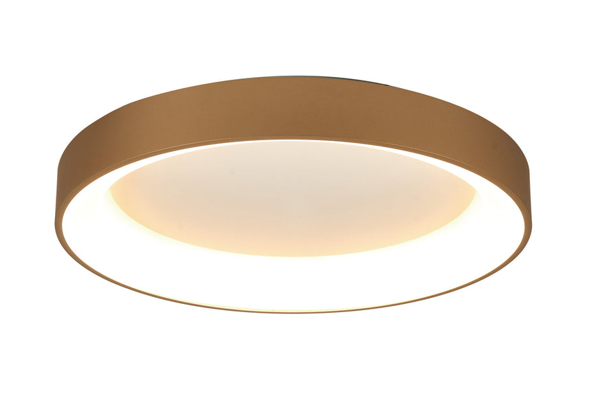 Mantra Niseko II dimmable LED ceiling light 78cm gold 8642