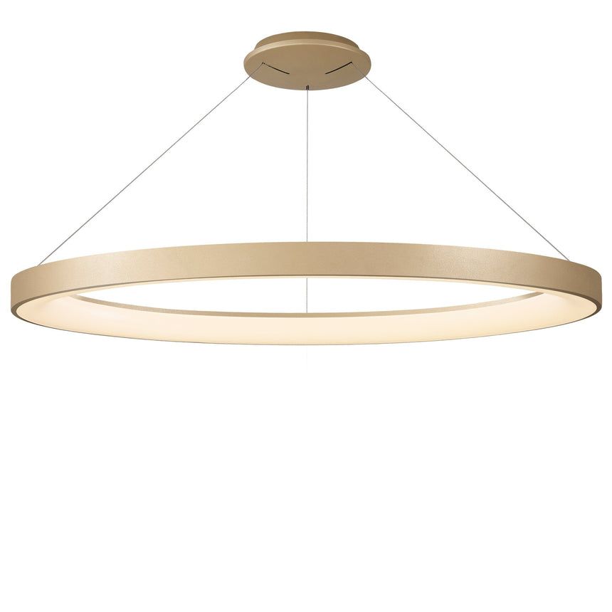 Mantra Niseko II Lámpara de techo colgante LED dimable 90cm oro 8647