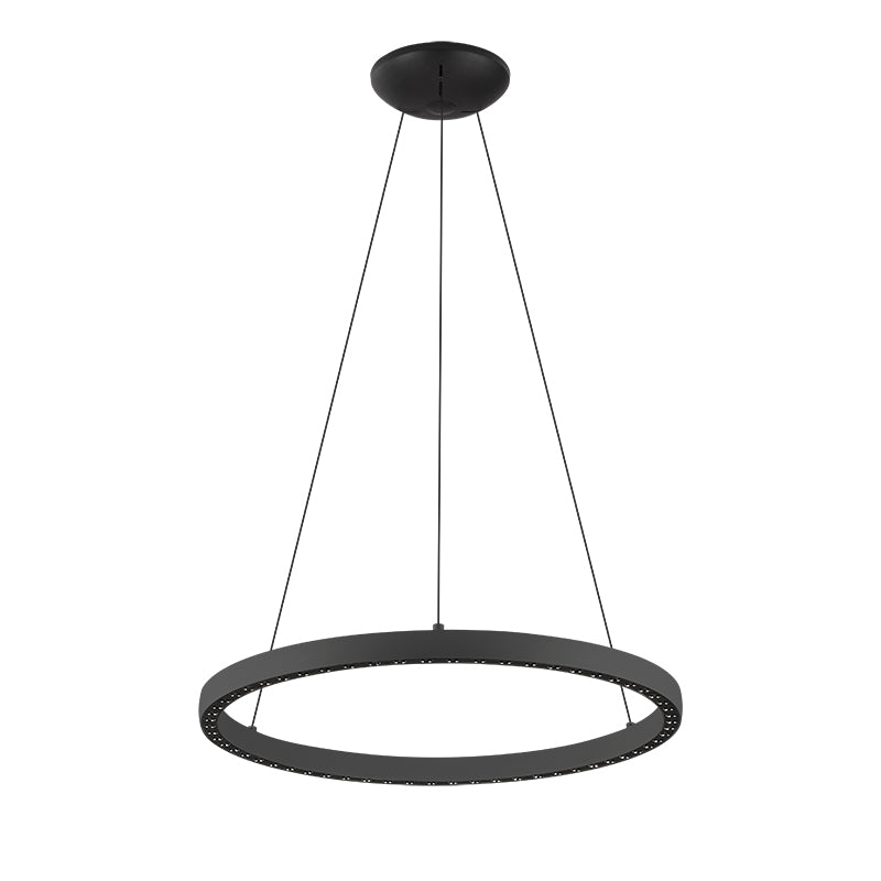 Mantra Riumar Lámpara de techo colgante LED 15W Ø62cm negro — ref. 8673 (1)