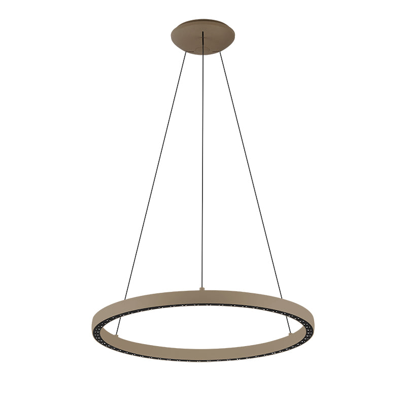 Mantra Riumar Lámpara de techo colgante LED 15W arena Ø62cm 8674