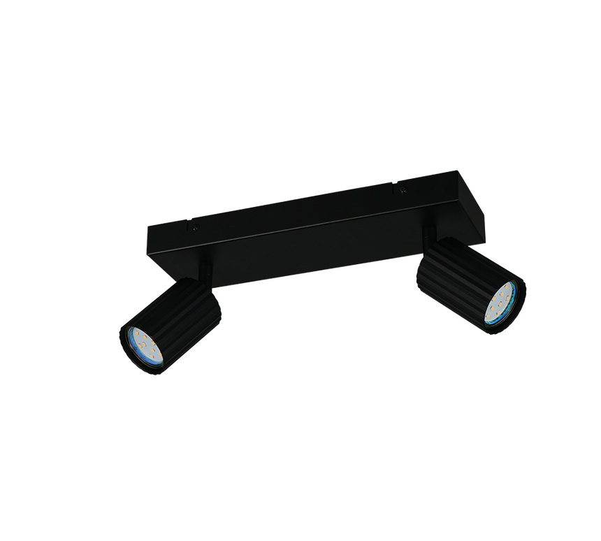 Foco Trio Soka LED negro mate 3000K 30cm 867700232