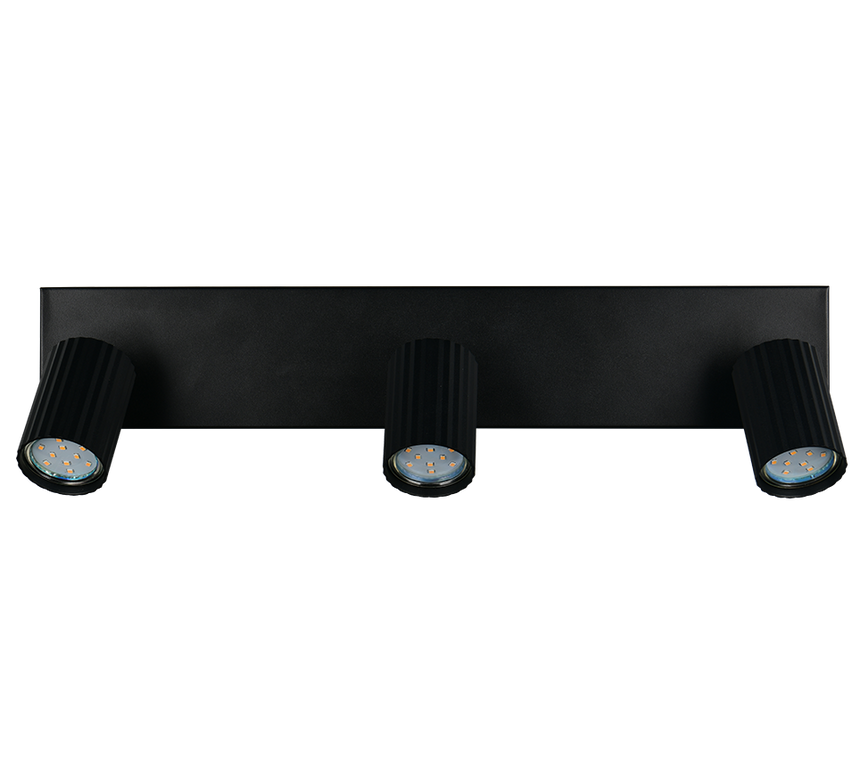 Foco Trio Soka LED negro mate 3000K 50cm 867700332