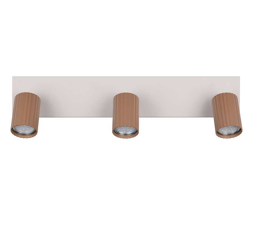 Foco Trio Soka LED marrón café 3000K 50cm 867700365