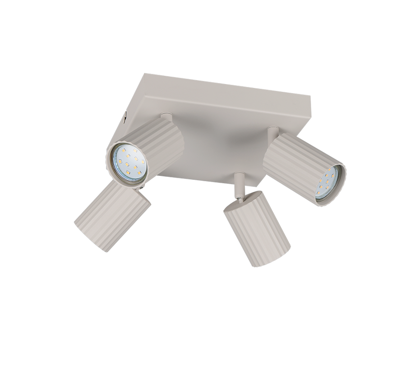 Foco Trio Soka LED gris cálido 3000K 20cm 867730476