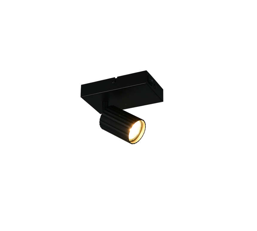 Foco Trio Soka LED negro mate 3000K 9cm 867770132