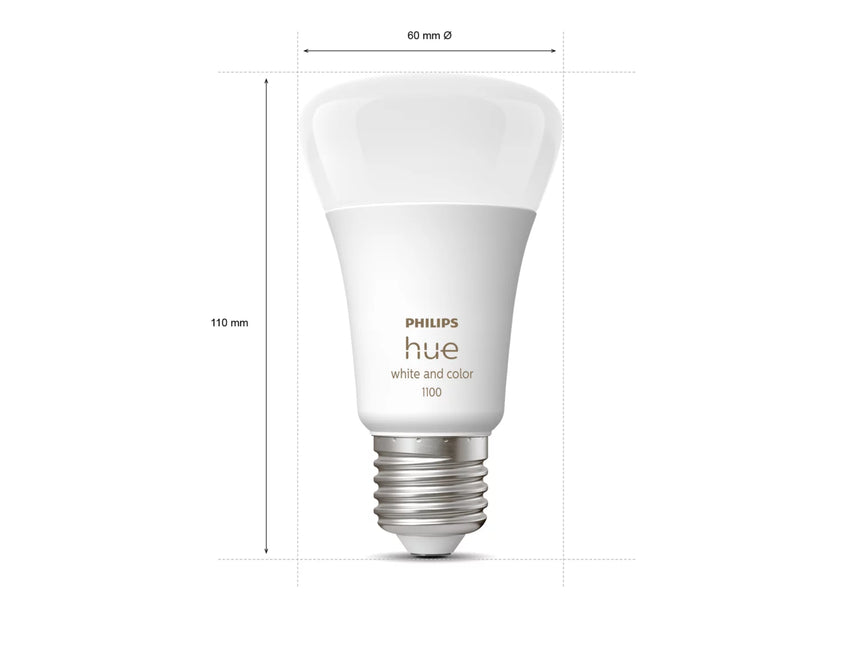 Philips Hue E27 9.5W RGB Ambiance LED smart bulb 291171