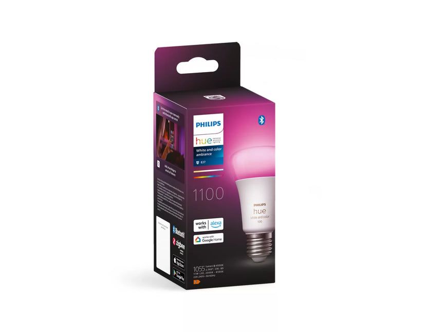 Philips Hue E27 9.5W RGB Ambiance LED smart bulb 291171