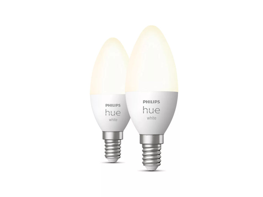 Philips Bombillas LED Hue Vela E14 5,5W 2 unidades 320628