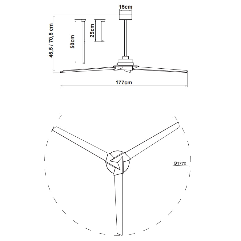 Ventilador de techo Brisa Mantra 8723
