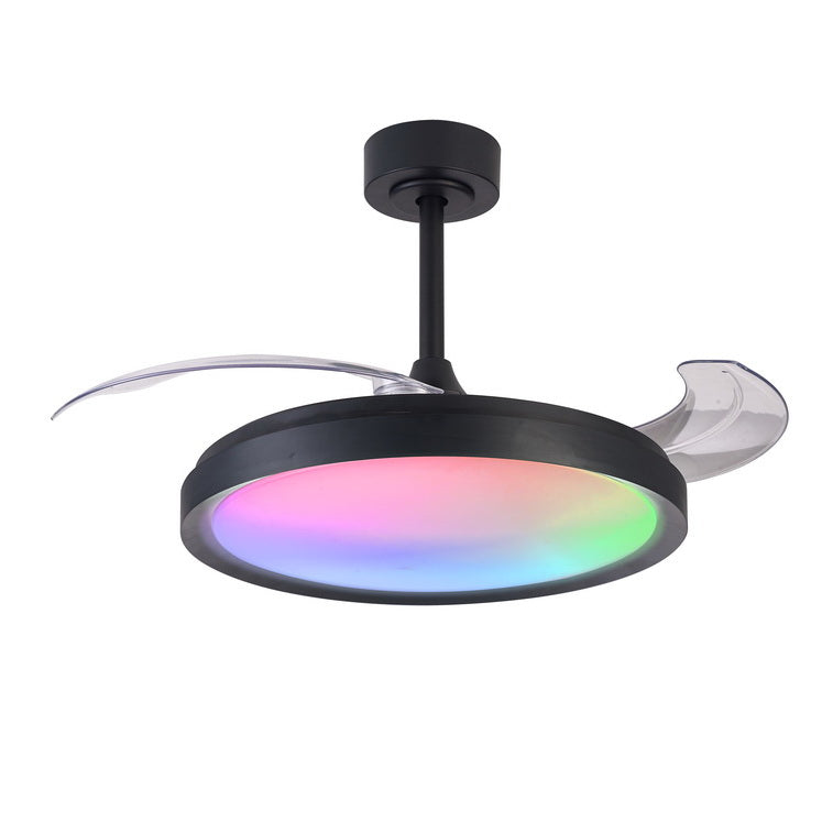 Mantra Siberia Ventilador de techo con luz plafón LED 50W negro 8759